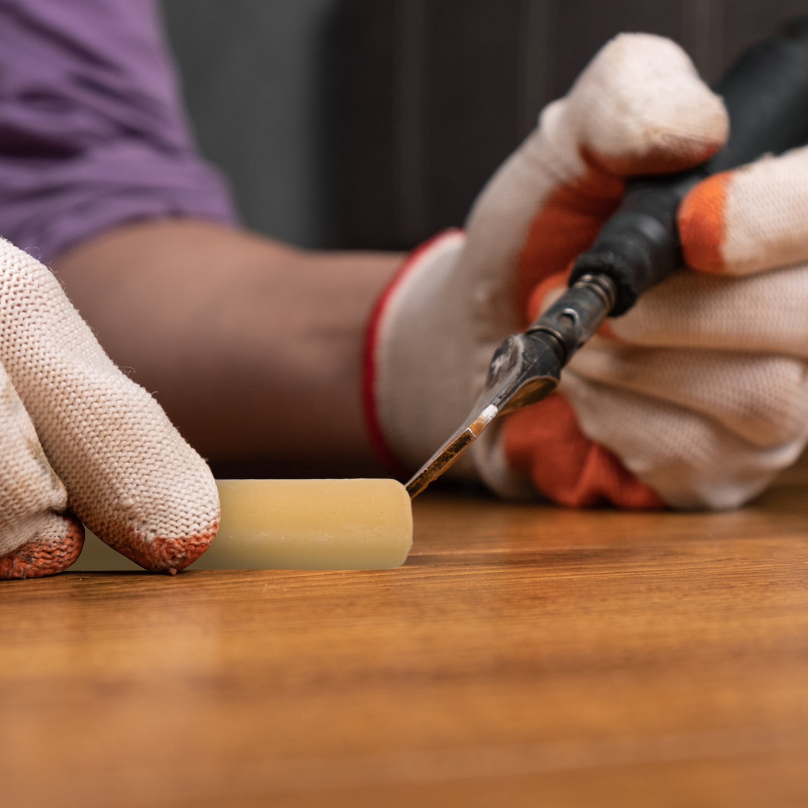 Wood Filler Stick - 2 Marcadores de Madera para Reparación