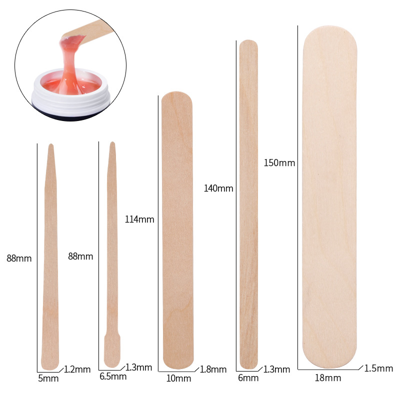 Wood Filler Stick - 100 Uds. De depresor de lengua