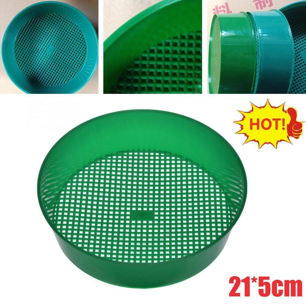 Home Improvement Tim - Tamiz de plástico para jardín, herramienta