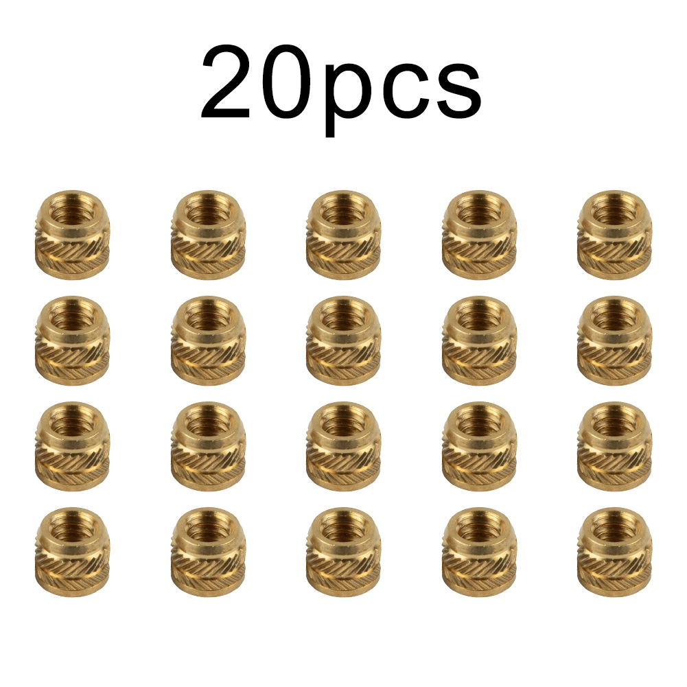 Home Improvement Services - 20 piezas tuercas de latón, juego