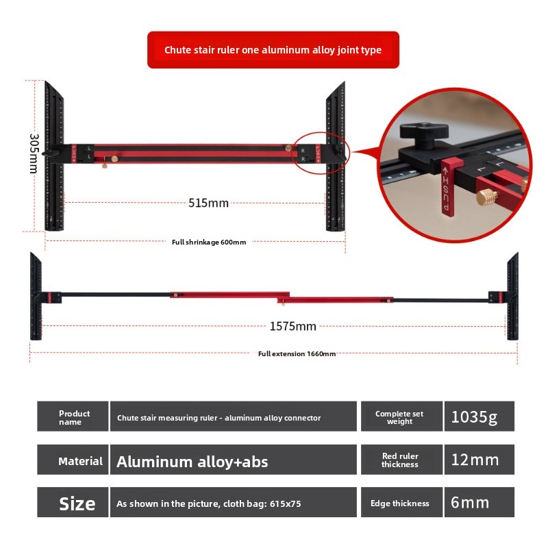 Regla para escaleras de aleaci - Home Improvement And Tools reseña y precio