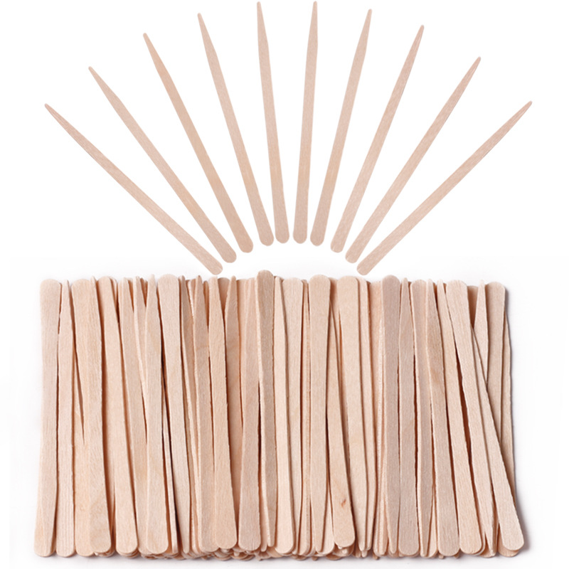 100 Uds. De depresor de lengua - Wood Filler Stick reseña y precio