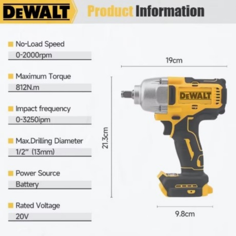 Llave de Impacto Inalámbrica D - Home Improvement Services reseña y precio