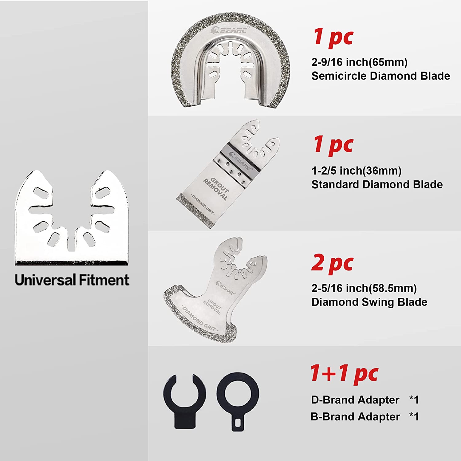Juego de 4 Cuchillas Oscilante - Grout Saw Removal reseña y precio