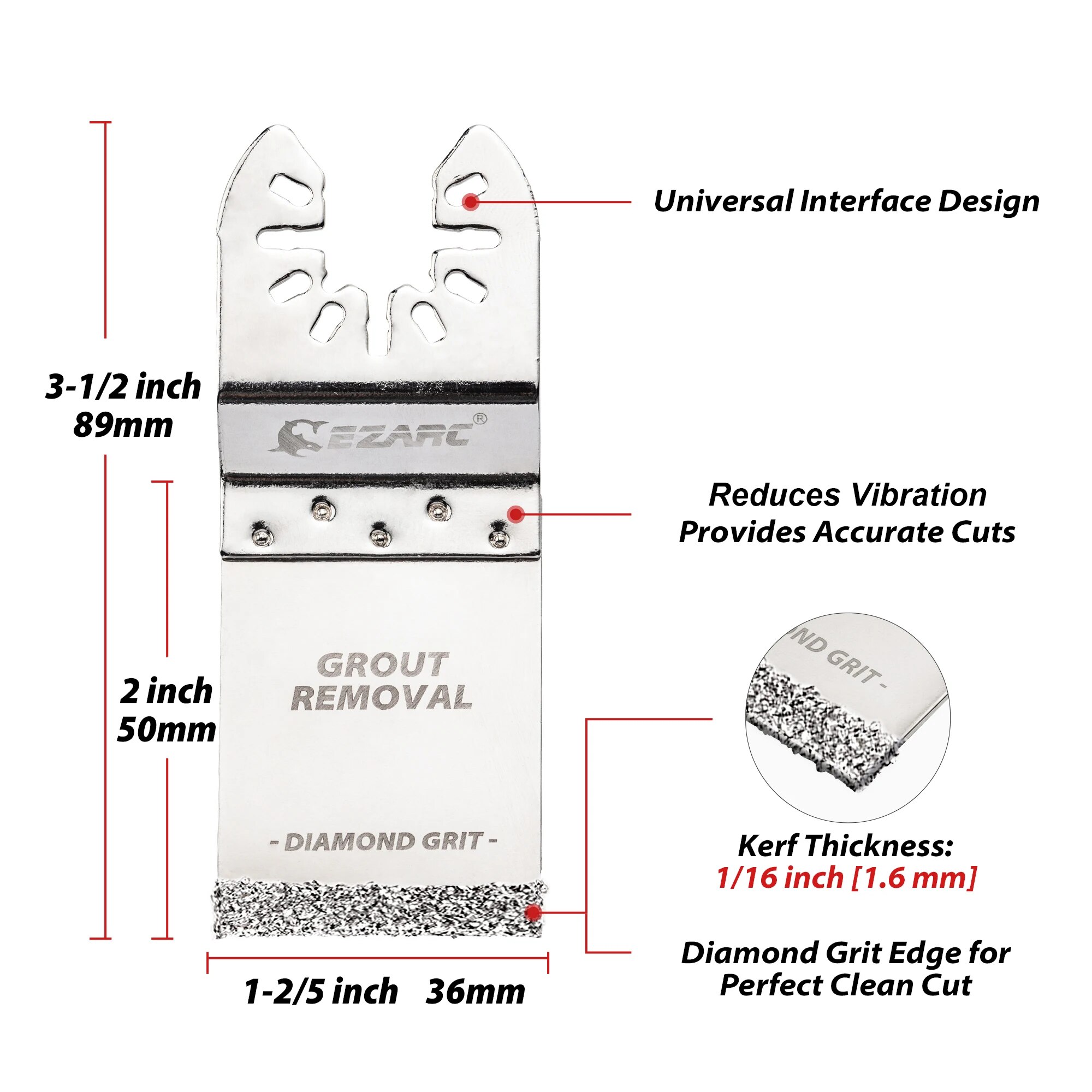 Cuchillas de sierra oscilantes - Grout Saw Removal reseña y precio