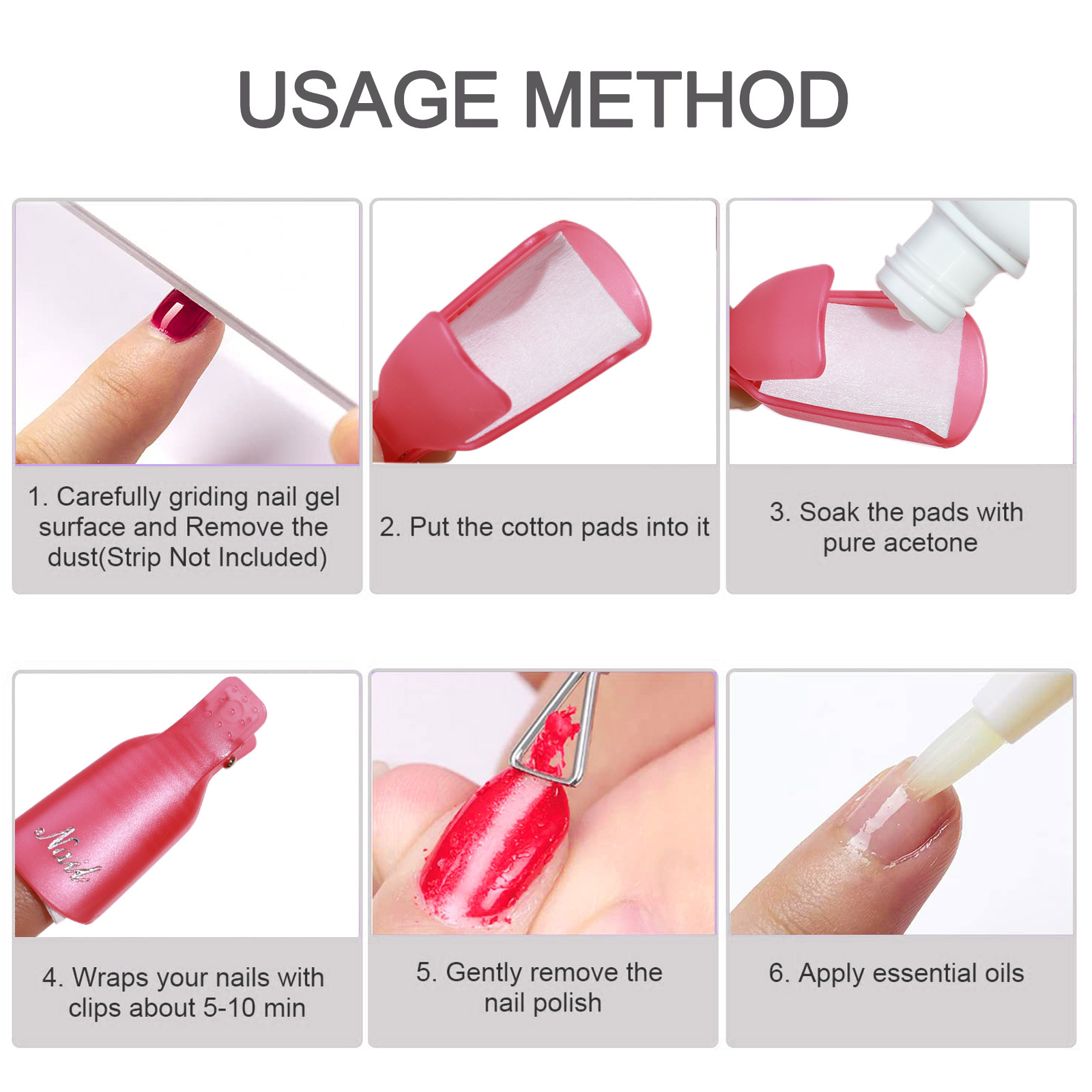 10 Clips para Remover Esmalte  - Home Improvement Tim reseña y precio